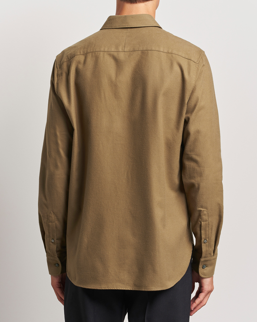 Herren | Hemden | Tiger of Sweden | Benjamins Brushed Twill Shirt Old Wolf