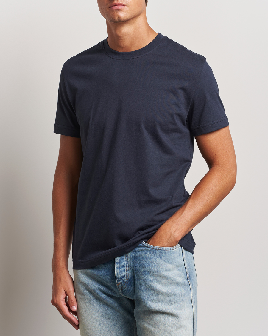 Herren | T-Shirts | Tiger of Sweden | Dillan Crew Neck T-Shirt Light Ink