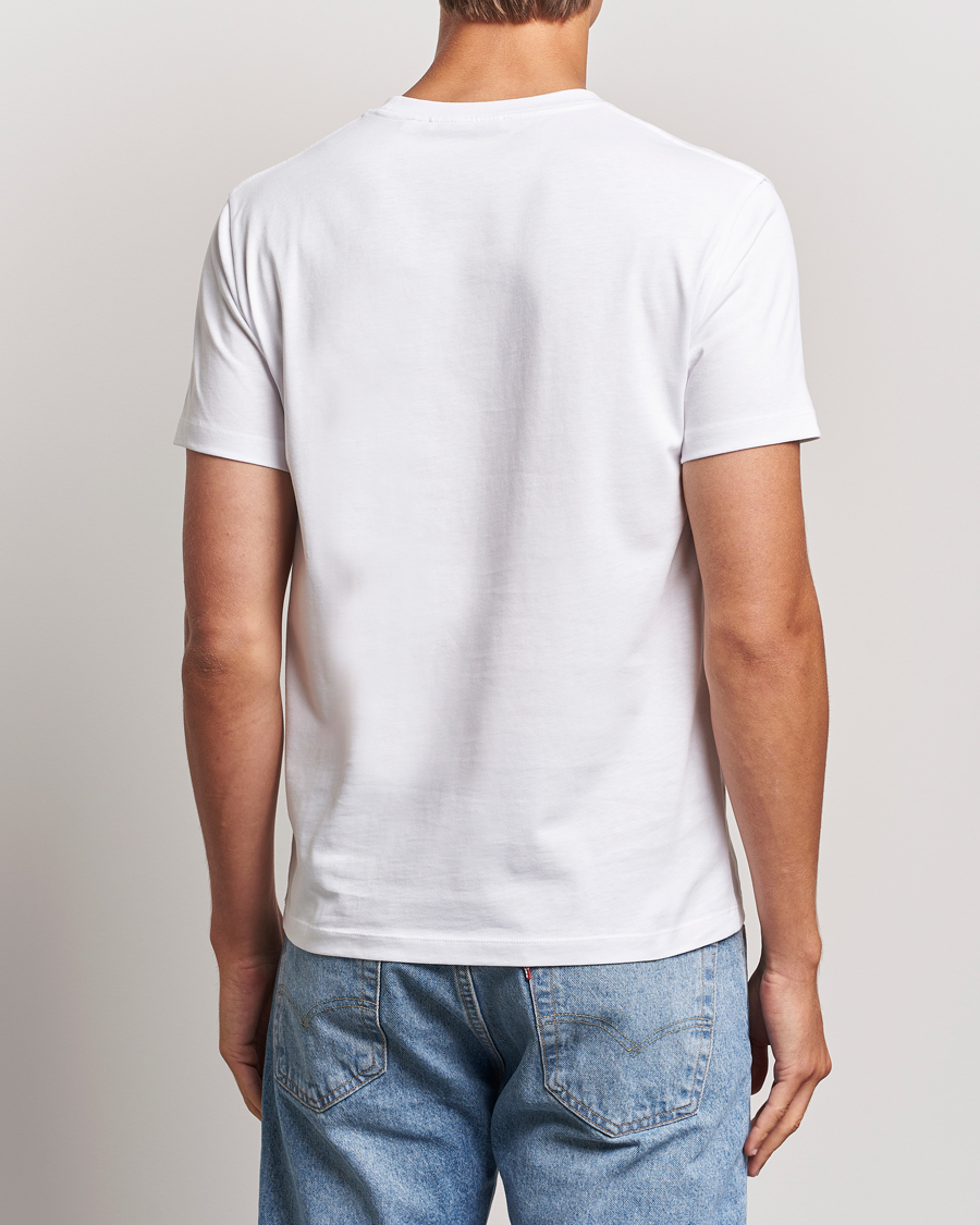 Herren | T-Shirts | Tiger of Sweden | Dillan Logo Crew Neck T-Shirt Pure White