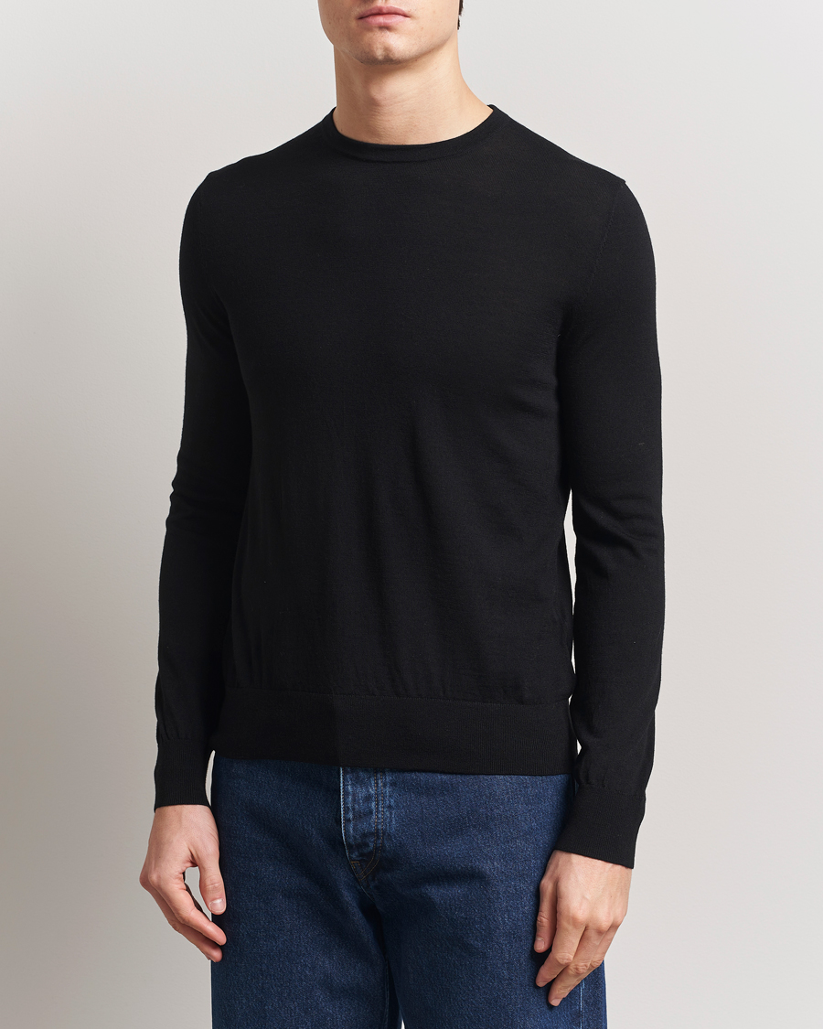 Herren | Pullover | Tiger of Sweden | Connor Crew Neck Pullover Black