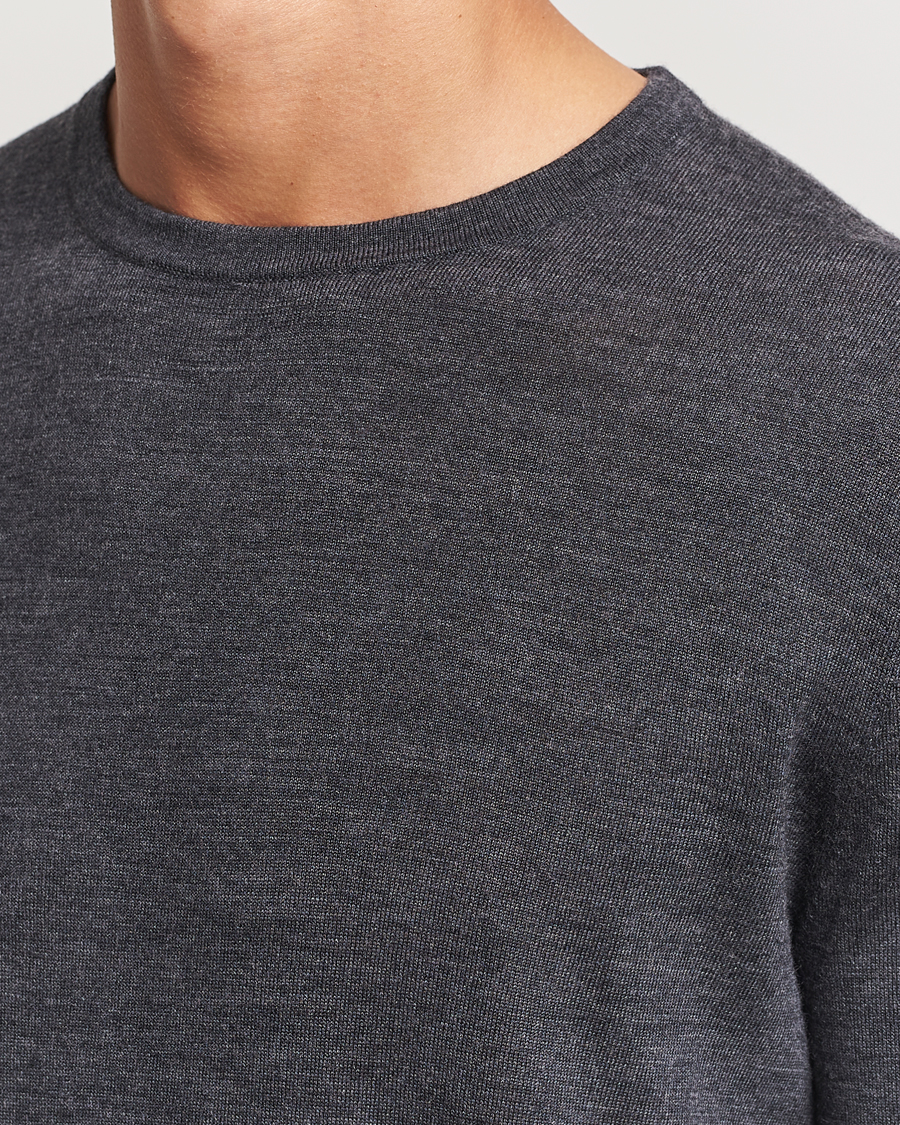 Herren | Pullover | Tiger of Sweden | Connor Crew Neck Pullover Grey Street