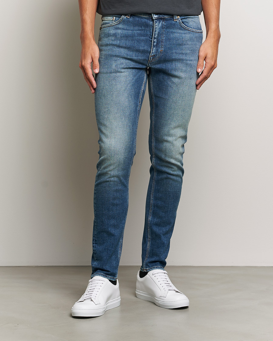 Herren | Jeans | Tiger of Sweden | Evolve Stretch Cotton Jeans Medium Blue