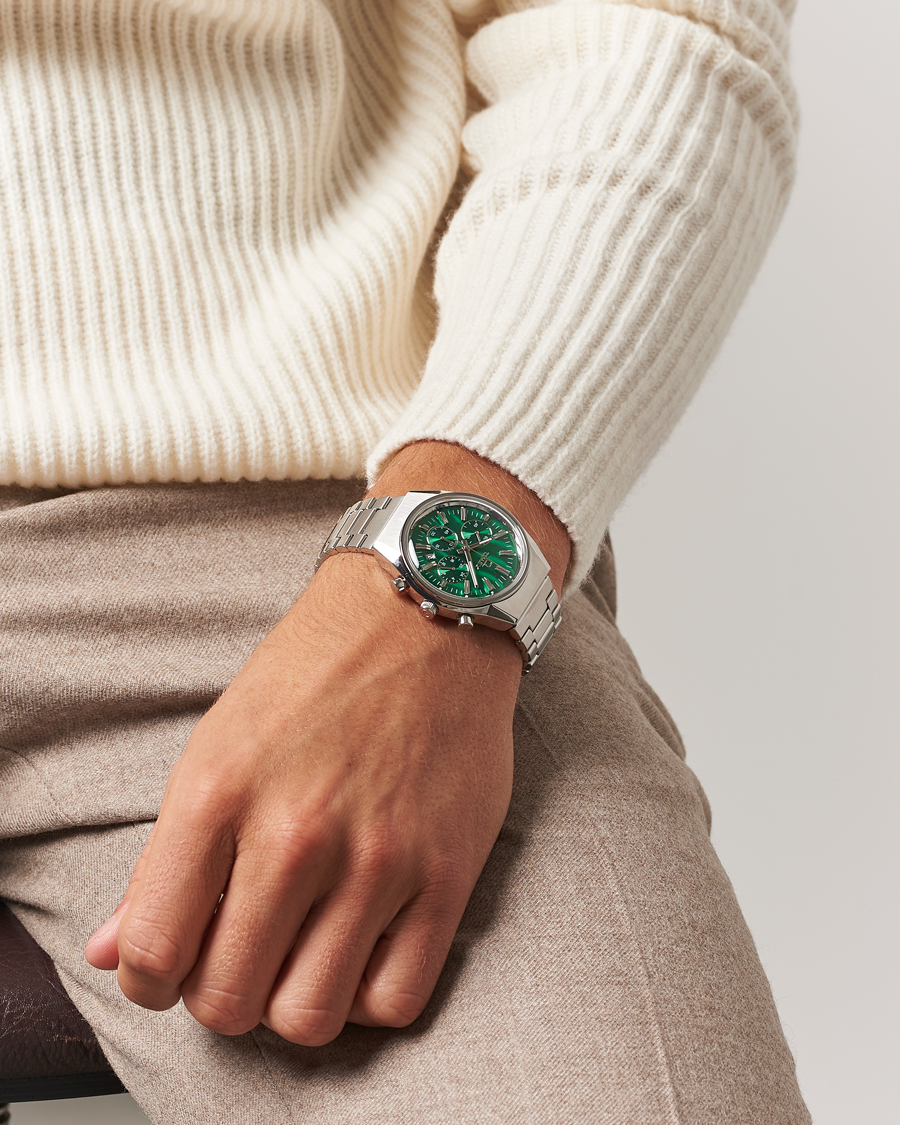 Herren | Timex Q Timex Falcon Eye Chronograph 40mm Green Dial | Timex | Q Falcon Eye Chronograph 40mm Green Dial