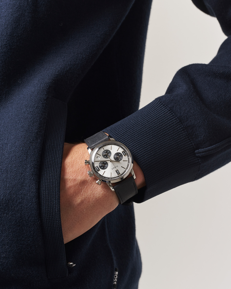 Herren | Timex Marlin Chrono Tachymeter 40mm Silver Dial | Timex | Marlin Chrono Tachymeter 40mm Silver Dial