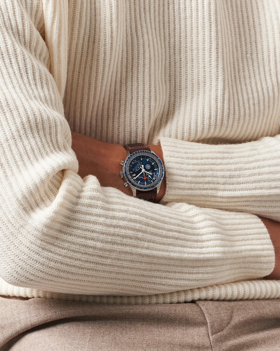 Herren | Timex Pan Am Flyback Chronograph 43mm Blue Dial | Timex | Pan Am Flyback Chronograph 43mm Blue Dial