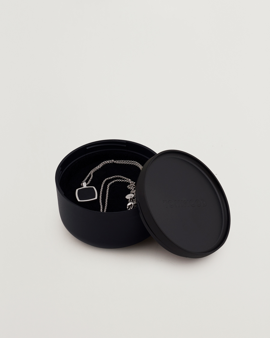 Herren | Schmuck | Tom Wood | Cushion Pendant Onyx Silver