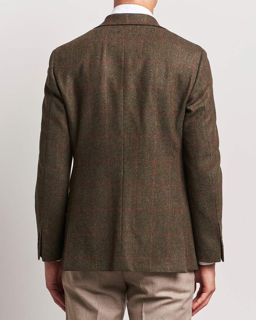 Herren | Sakkos | Walker Slater | Edward Lambswool Windowpane Blazer Green