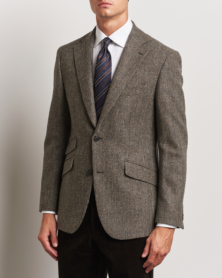 Herren | Sakkos | Walker Slater | Edward Lambswool Pepita Blazer Brown