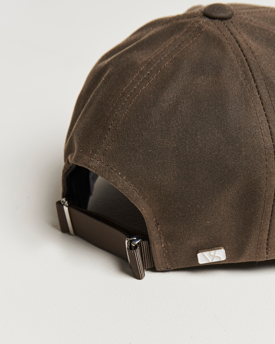 Herren | Hüte & Mützen | Varsity Headwear | Oilskin Baseball Cap Chestnut Brown