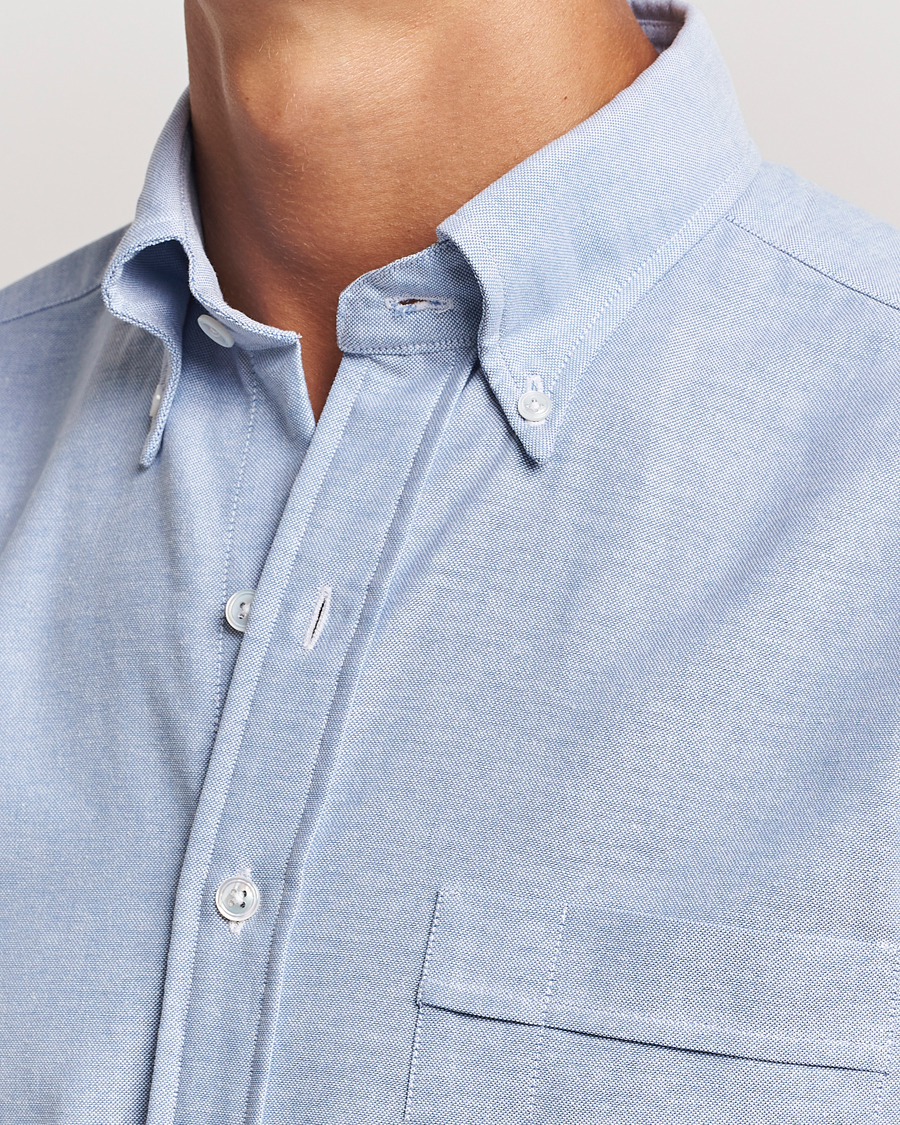 Herren | Hemden | Drake's | Button Down Oxford Shirt Blue