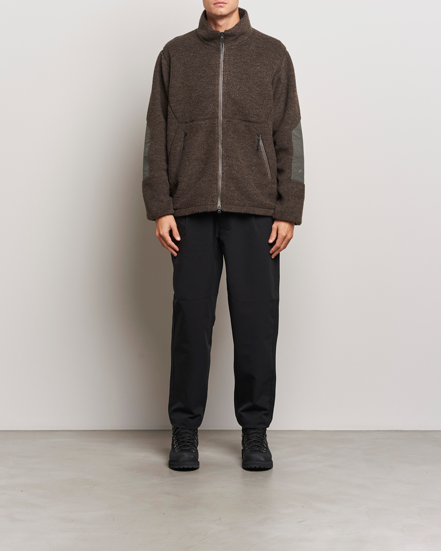 Herren | Jacken | Goldwin | Wool Boa Fleece Jacket Brown