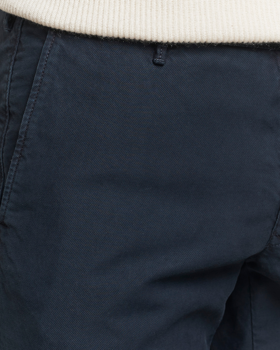 Herren | Hosen | Incotex | Slim Fit Garment Dyed Slacks Navy