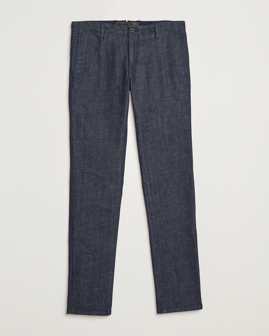 Herren | Hosen | Incotex | Slim Fit Denim Slacks Dark Blue