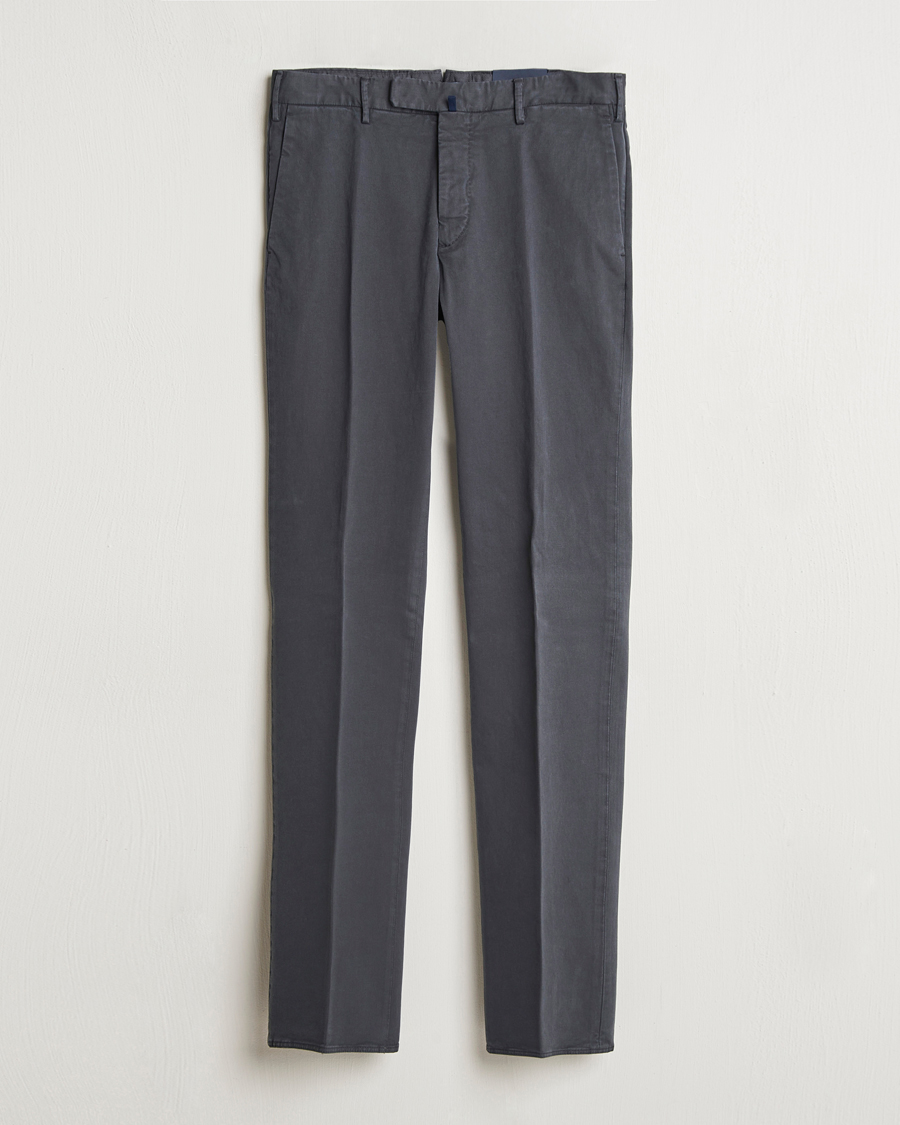 Herren | Hosen | Incotex | Slim Fit Cotton Stretch Chinos Dark Grey
