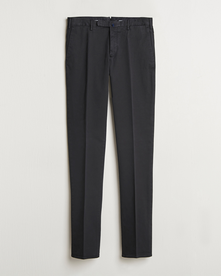 Herren | Hosen | Incotex | Slim Fit Cotton Stretch Chinos Black