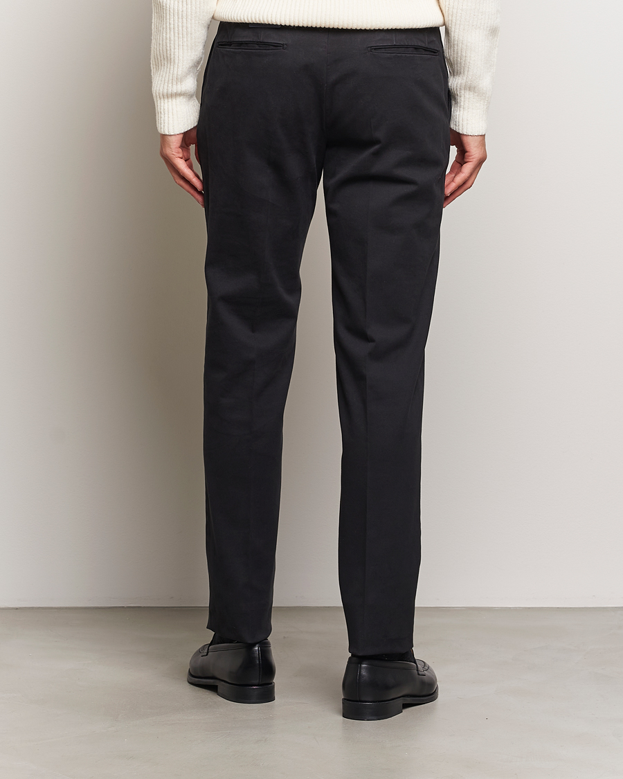 Herren | Hosen | Incotex | Slim Fit Cotton Stretch Chinos Black