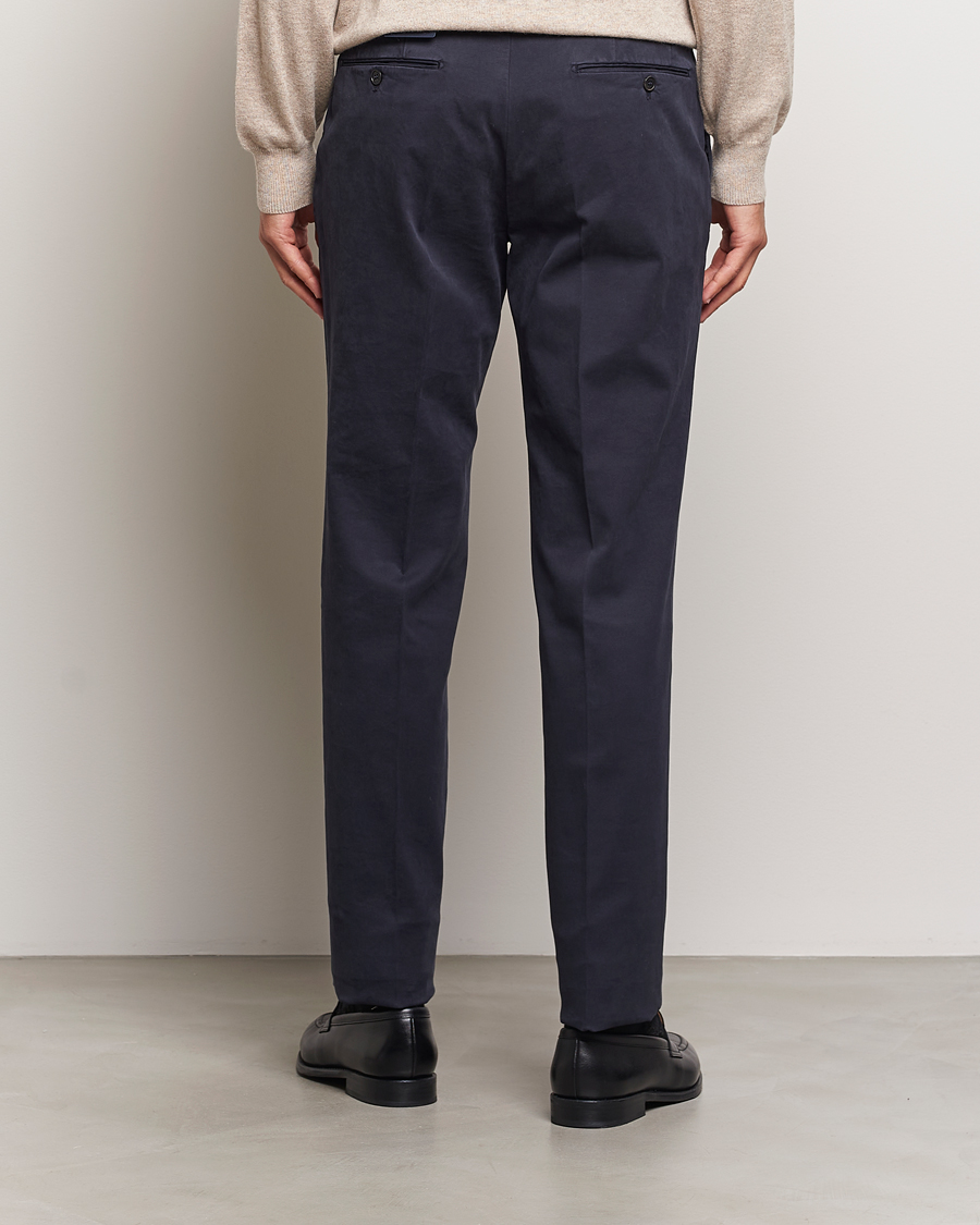 Herren | Hosen | Incotex | Regular Fit Cotton Stretch Chinos Navy