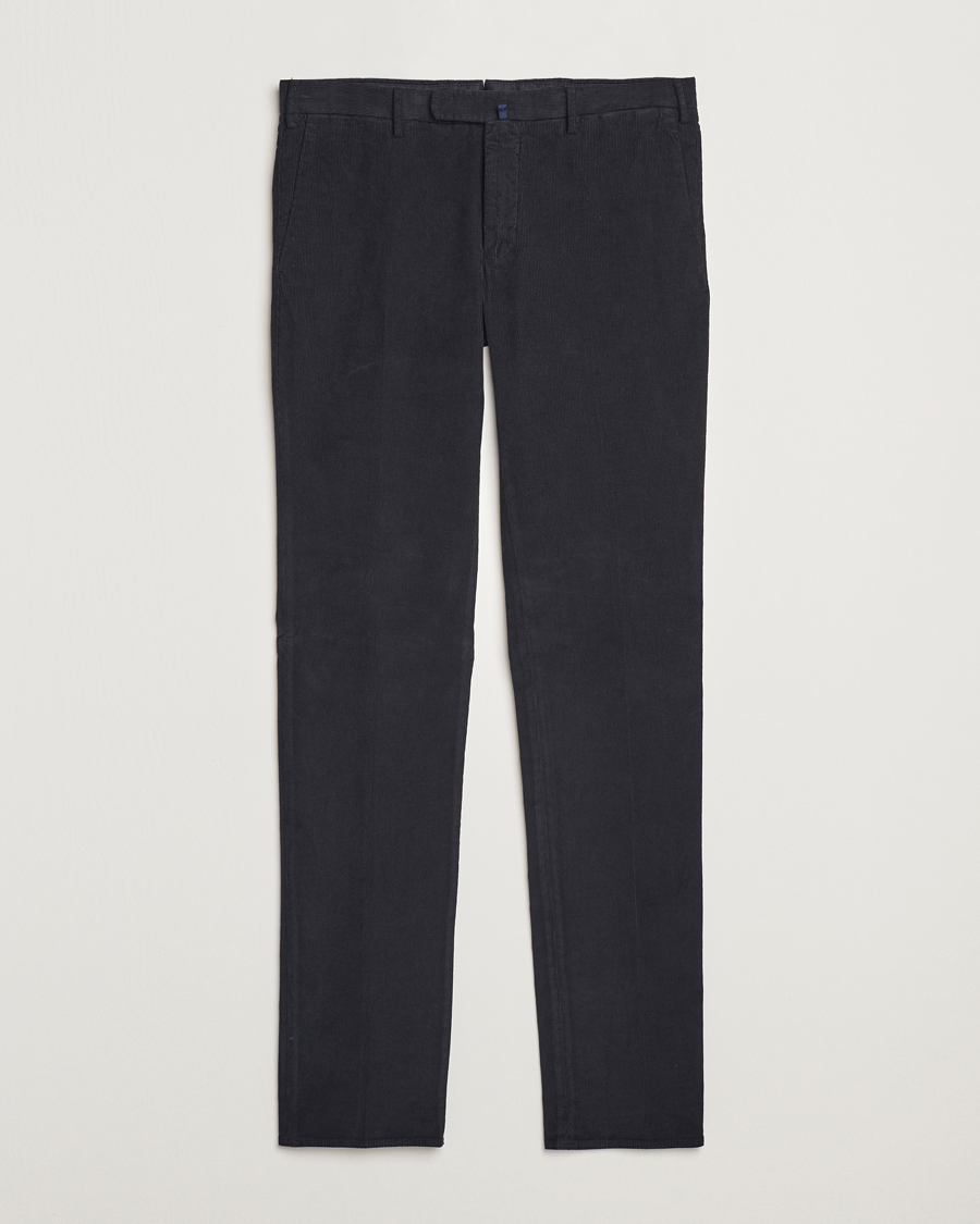 Herren | Hosen | Incotex | Slim Fit Baby Corduroy Trousers Navy