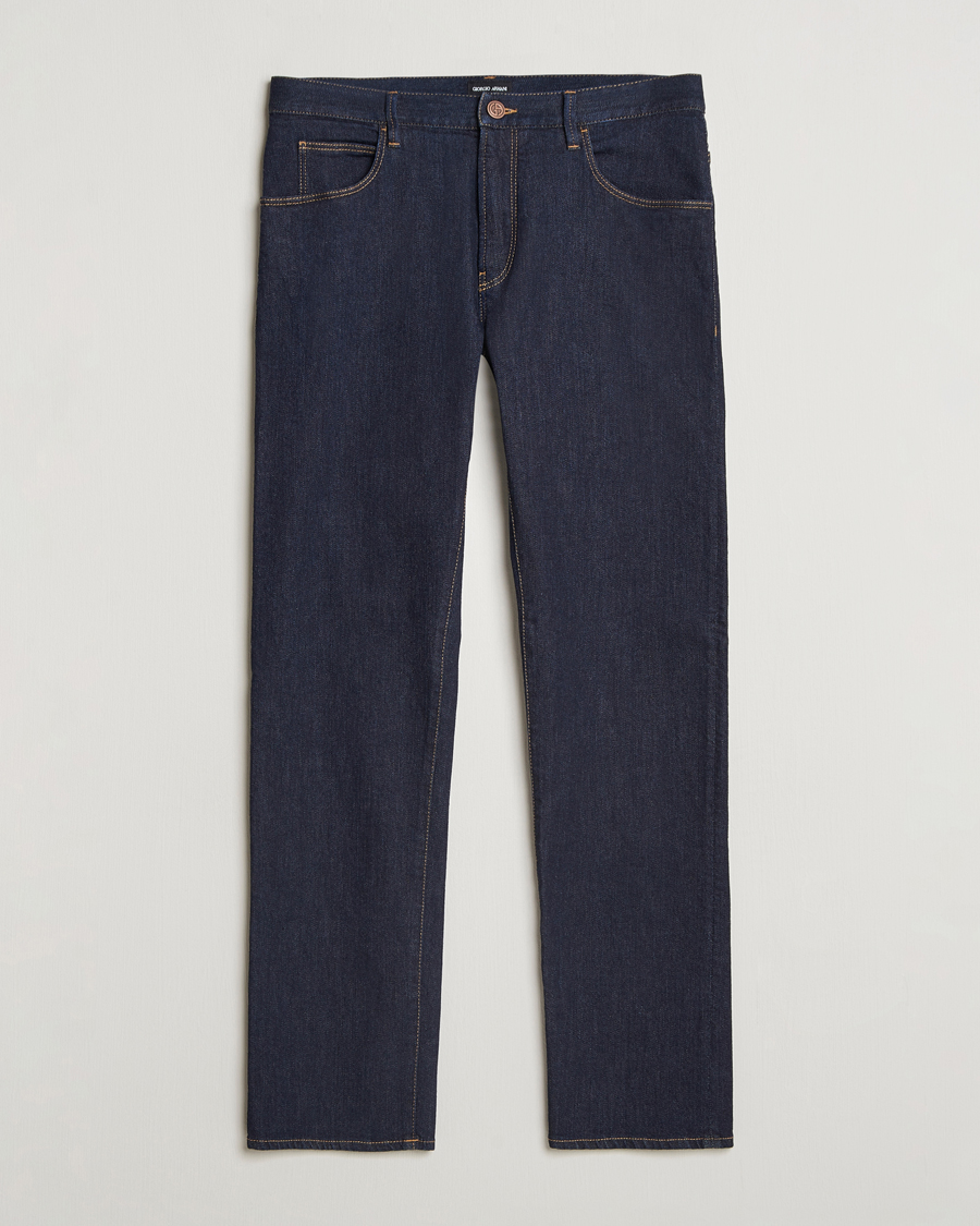 Herren | Jeans | Giorgio Armani | 5-Pocket Denim Pants Dark Indigo