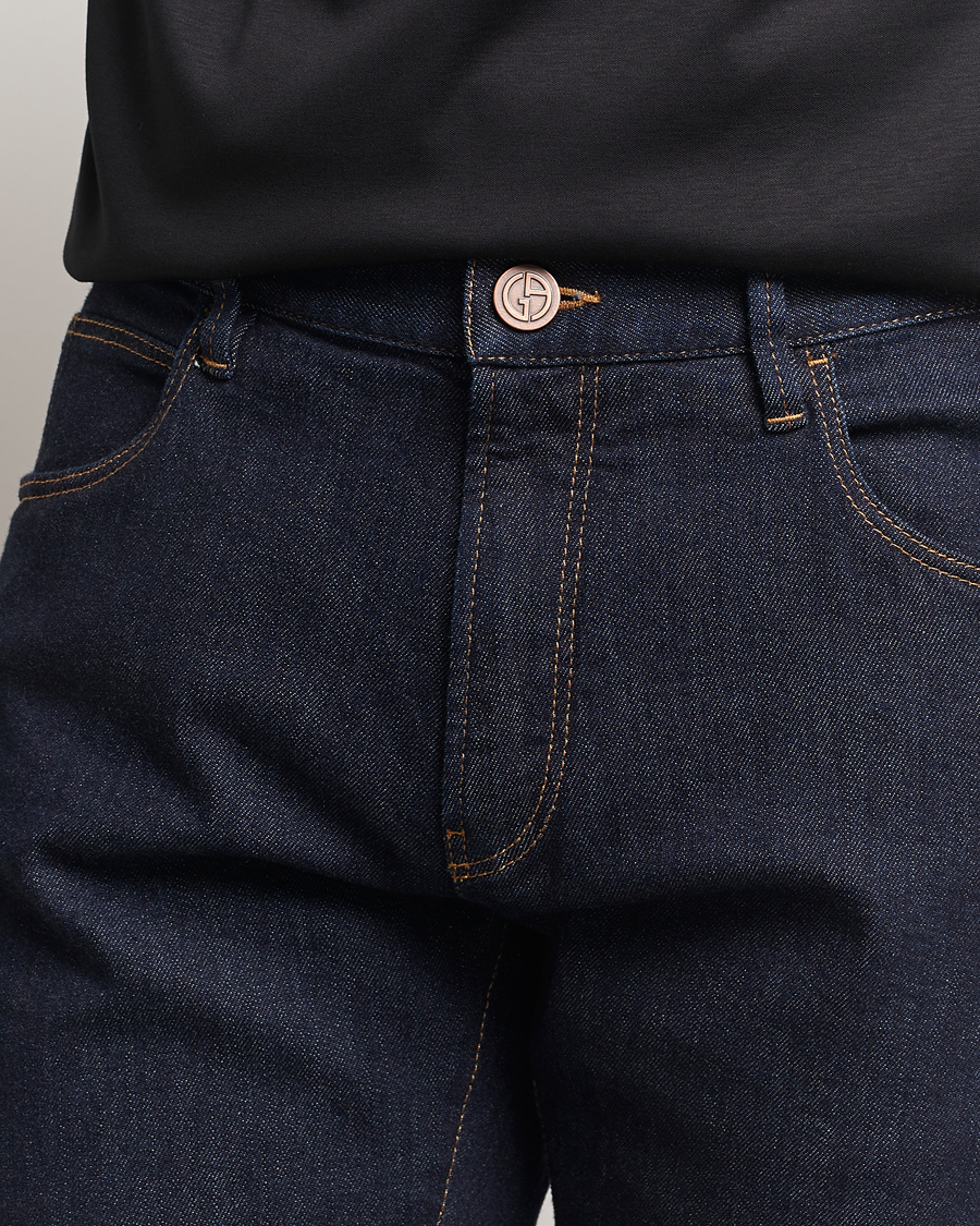 Herren | Jeans | Giorgio Armani | 5-Pocket Denim Pants Dark Indigo