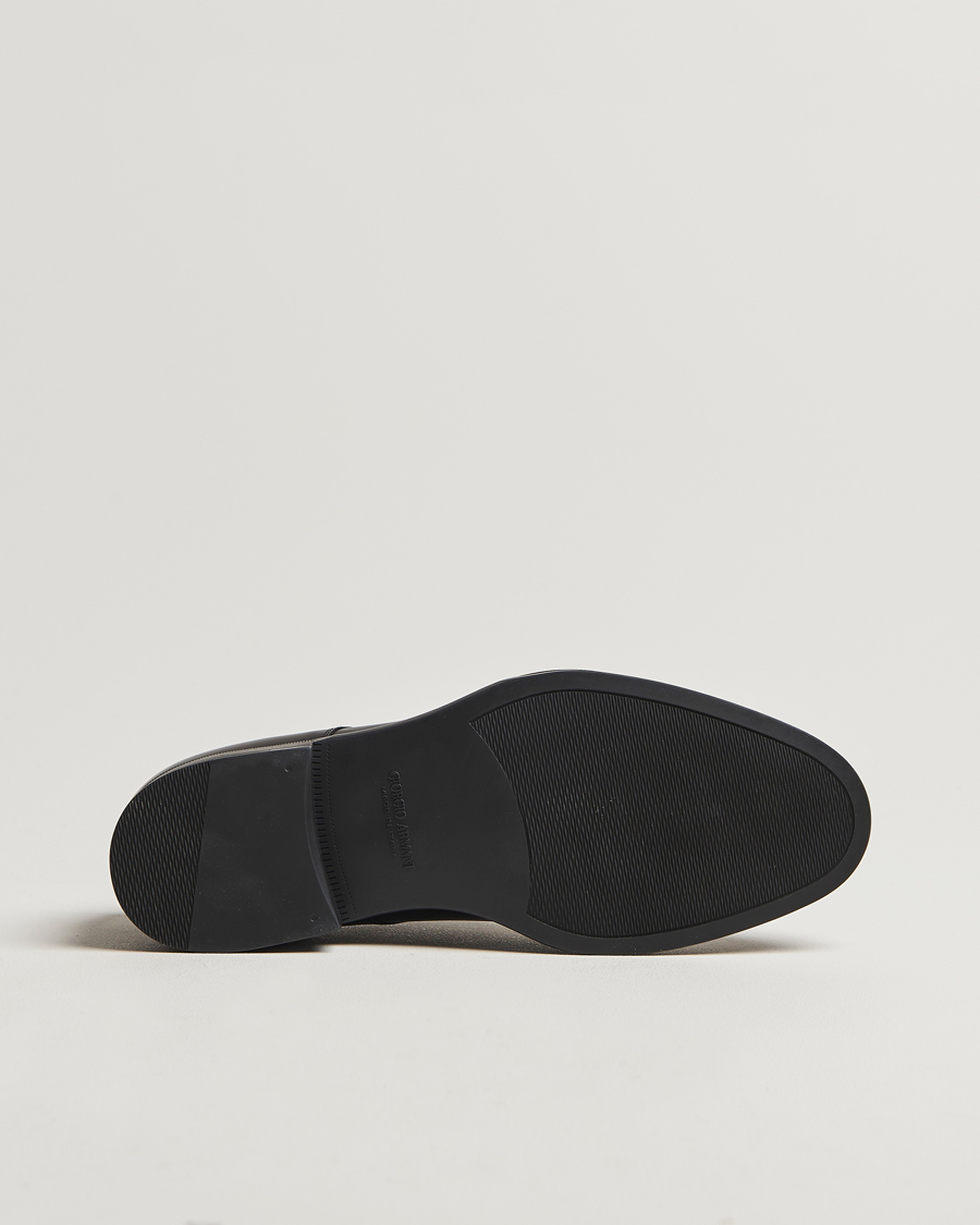 Herren | Giorgio Armani Lace Up Derby Shoes Black Calf | Giorgio Armani | Lace Up Derby Shoes Black Calf