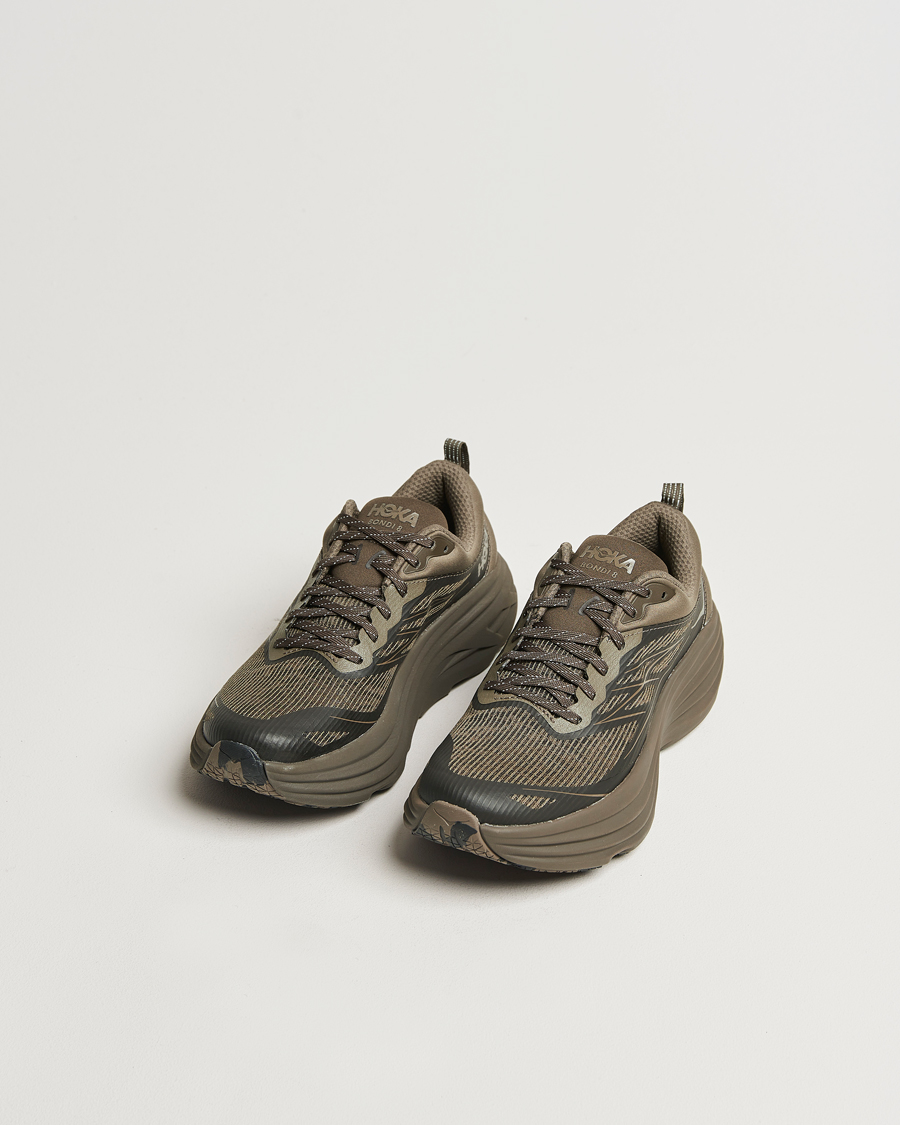 Herren | Hoka Stealth/Tech Bondi 8 Deep Umber/Black | Hoka | Stealth/Tech Bondi 8 Deep Umber/Black