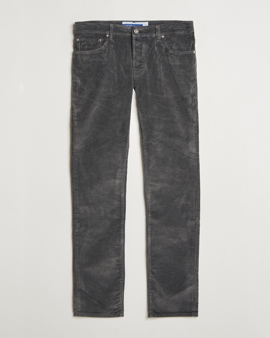 Herren | Hosen | Jacob Cohën | Bard 5-Pocket Medium Corduroy Trousers Grey