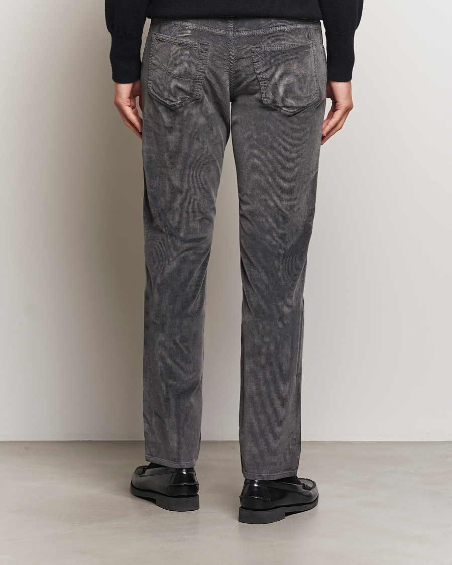 Herren | Hosen | Jacob Cohën | Bard 5-Pocket Medium Corduroy Trousers Grey