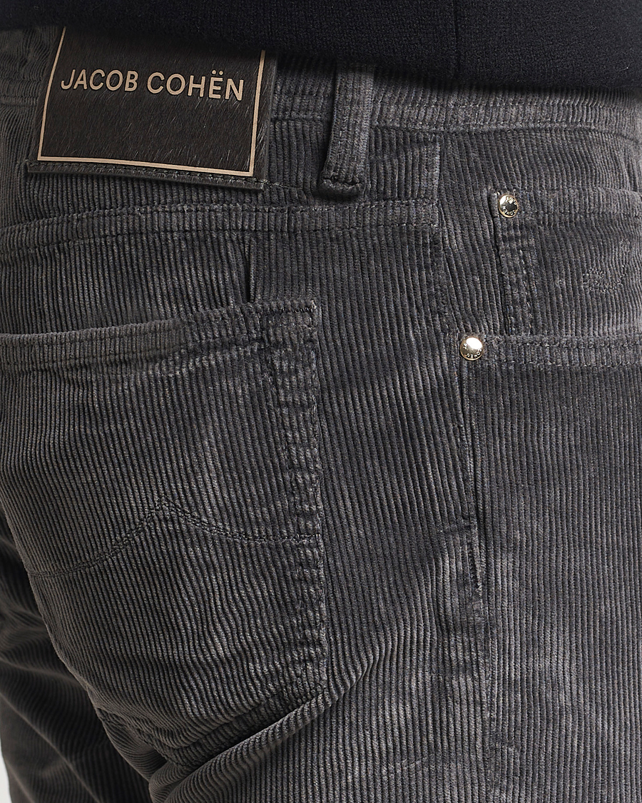 Herren | Hosen | Jacob Cohën | Bard 5-Pocket Medium Corduroy Trousers Grey