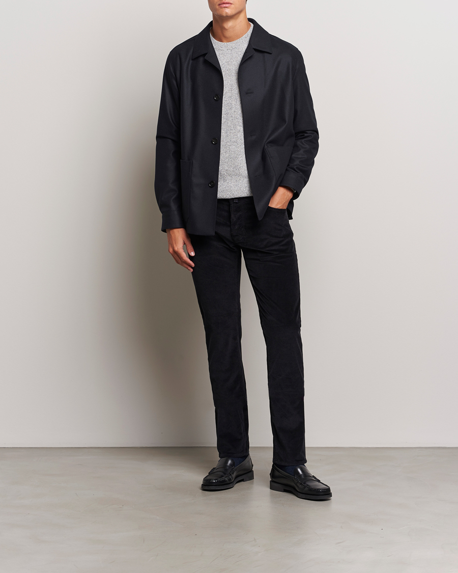 Herren | Hosen | Jacob Cohën | Bard 5-Pocket Medium Corduroy Trousers Black