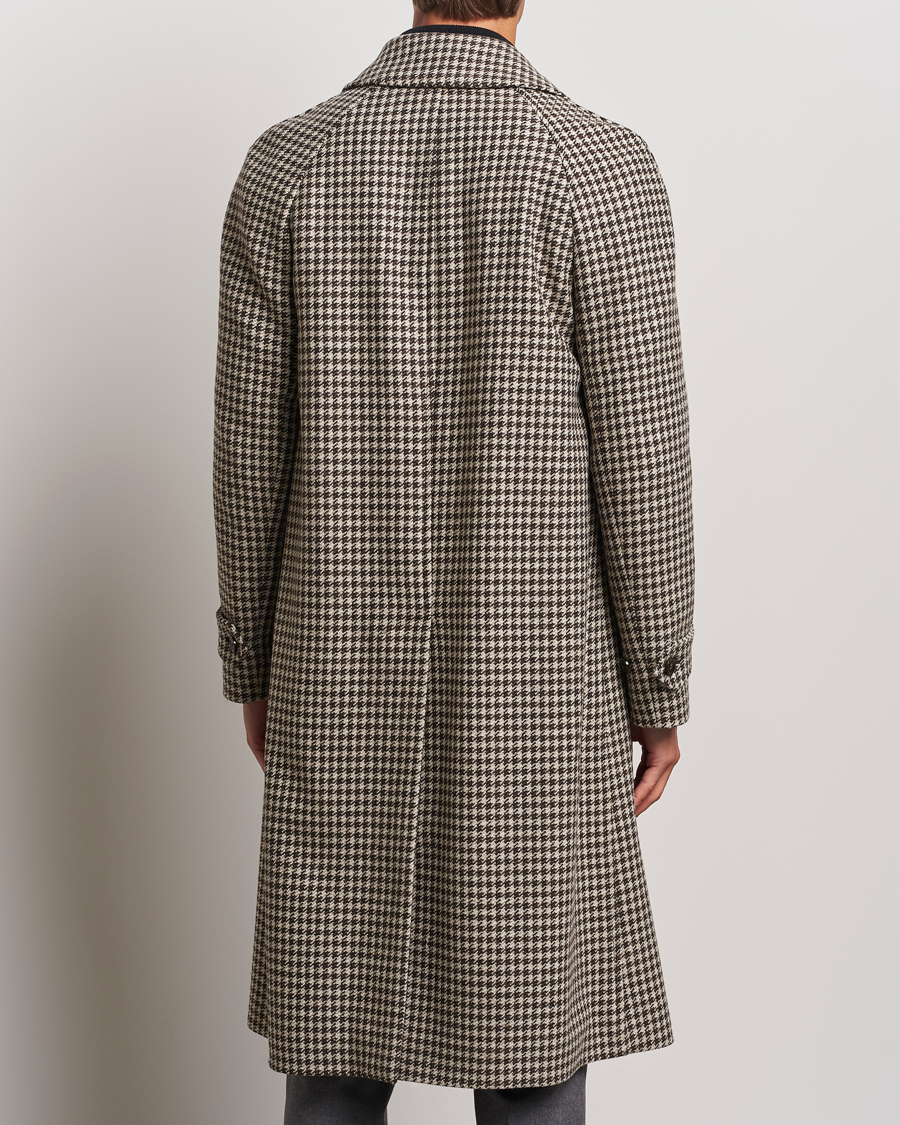 Herren | Jacken | Lardini | Houndstooth Wool/Cashmere Coat Brown