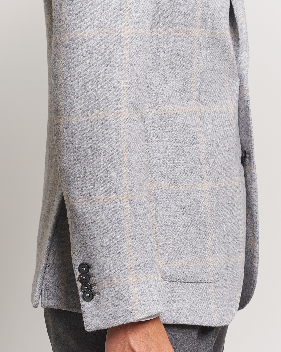 Herren | Sakkos | L.B.M. 1911 | Jack Regular Jersey Wool Blazer Light Grey