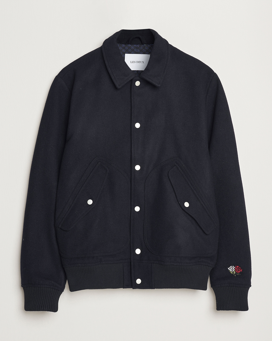 Herren | Jacken | LES DEUX | Rhett Varsity Jacket Black