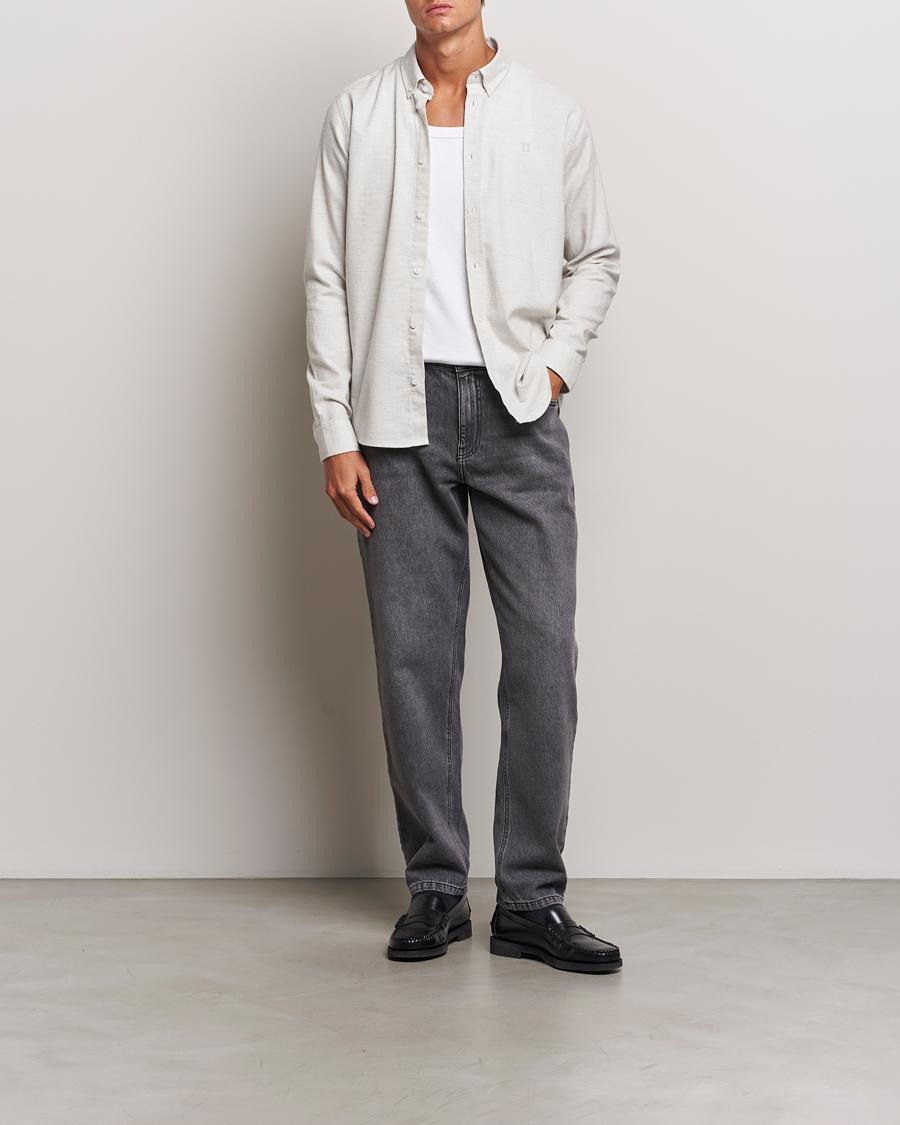 Herren | Hemden | LES DEUX | Dessert Reg Shirt Snow Melange