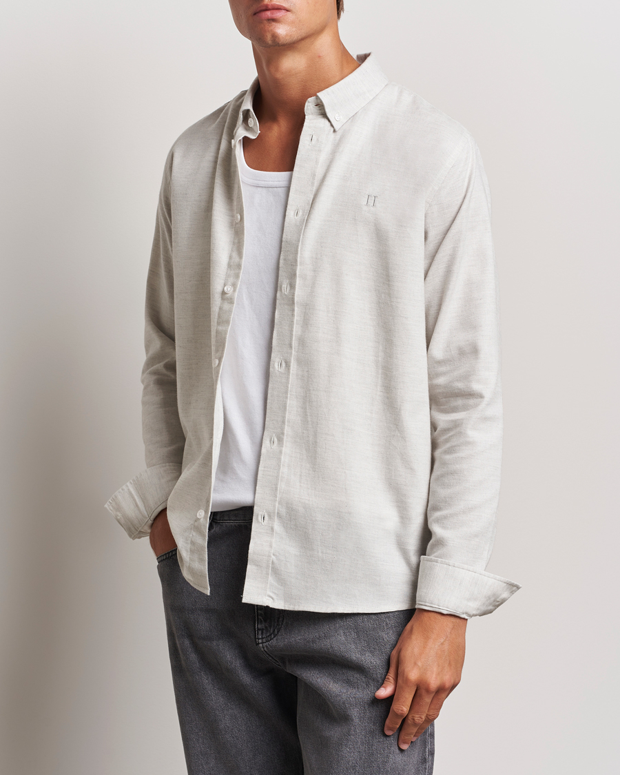 Herren | Hemden | LES DEUX | Dessert Reg Shirt Snow Melange