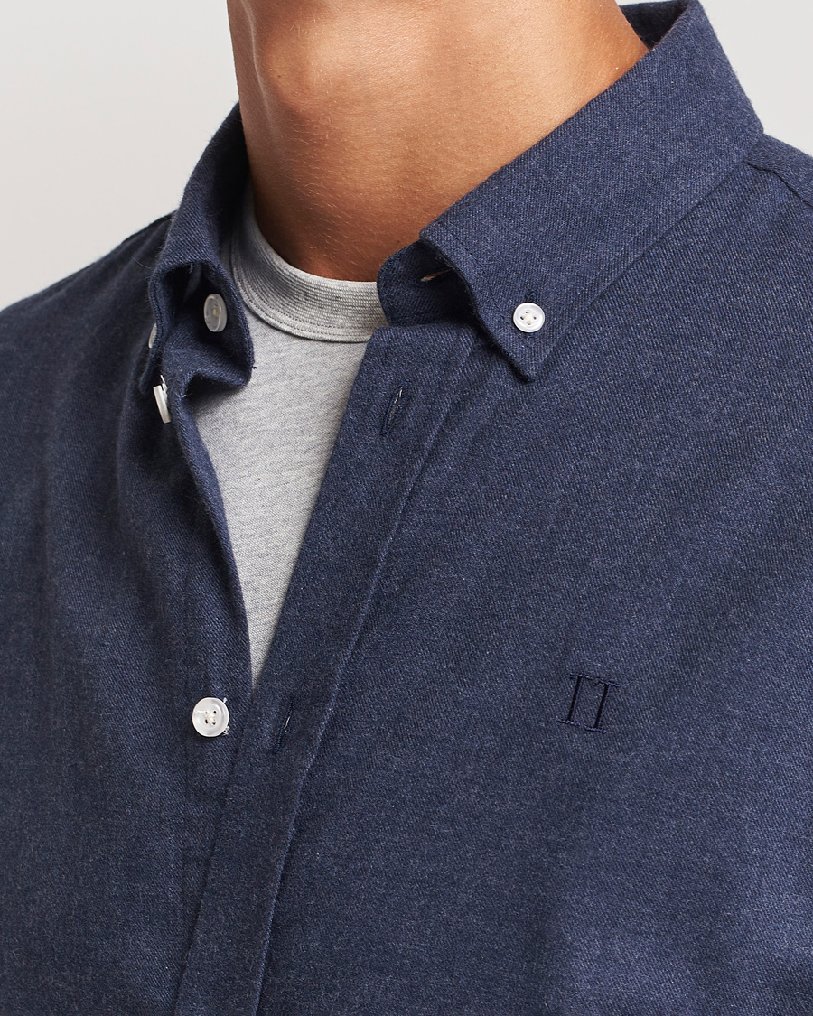 Herren | Hemden | LES DEUX | Dessert Reg Shirt Dark Navy Melange