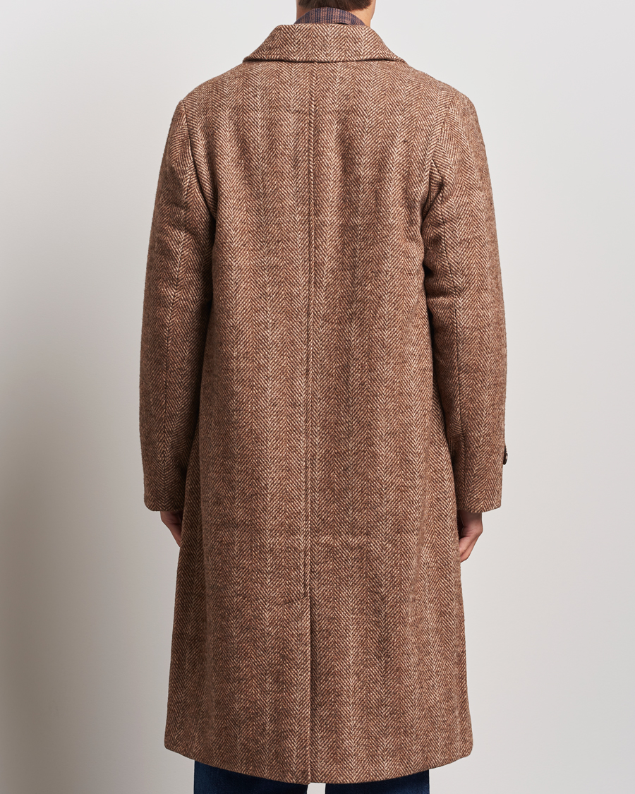 Herren | Jacken | LES DEUX | Maximilian Herringbone Coat Coffe Brown