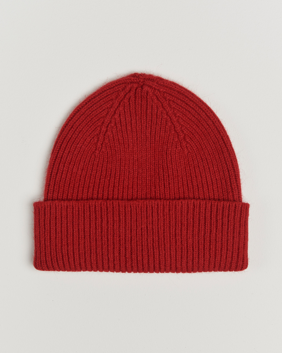 Herren | Le Bonnet Lambswool/Caregora Beanie Framboise | Le Bonnet | Lambswool/Caregora Beanie Framboise