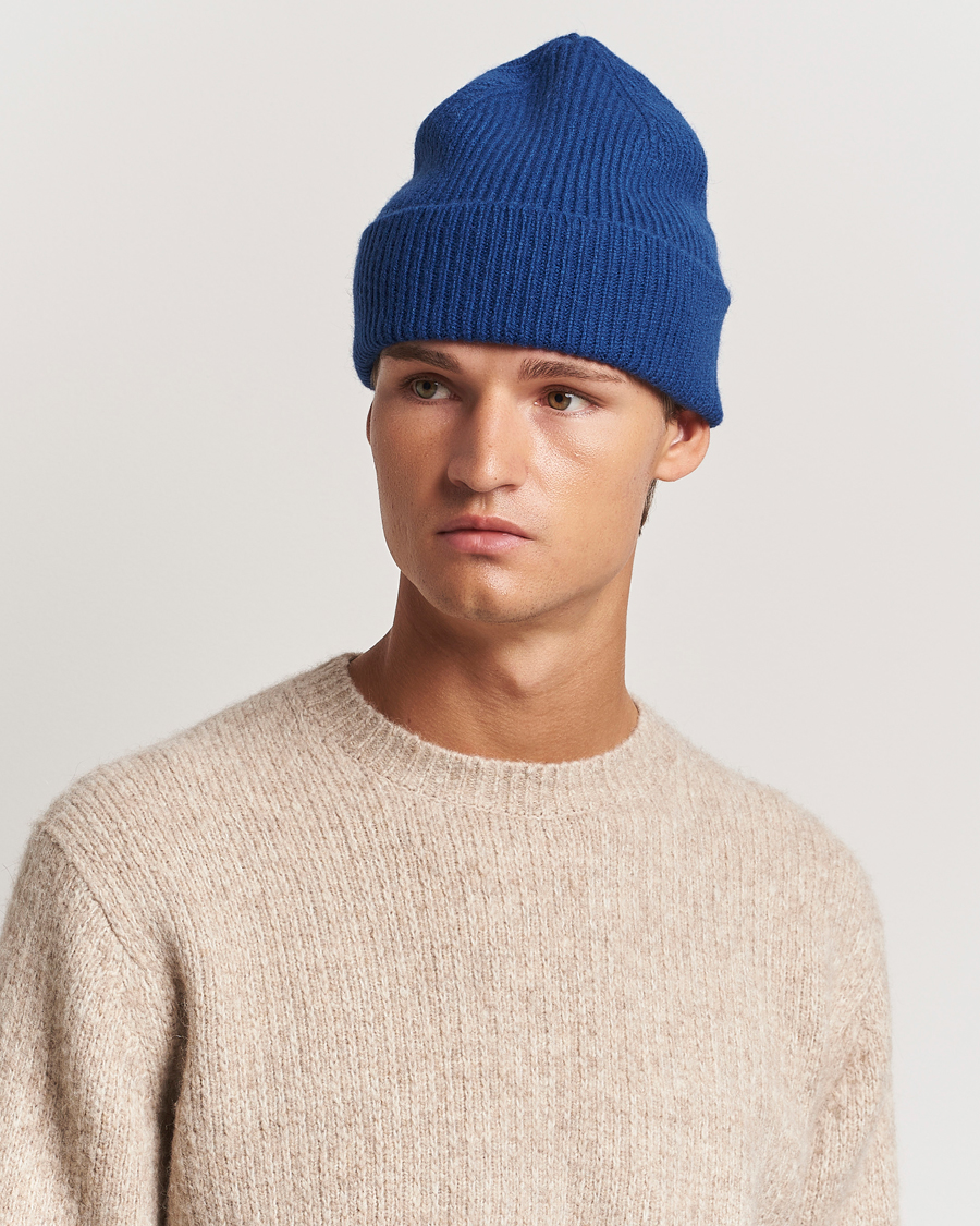 Herren | Mützen | Le Bonnet | Lambswool/Caregora Beanie Marin