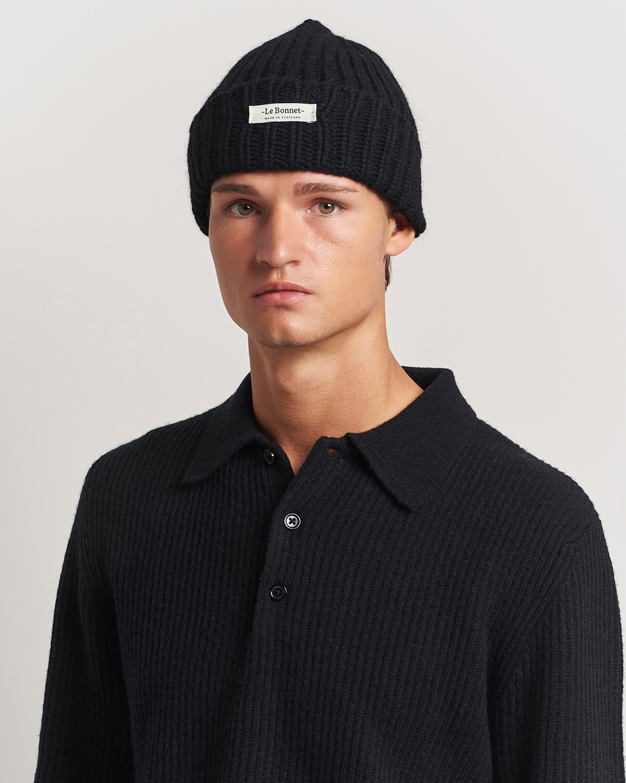 Herren | Mützen | Le Bonnet | Le Grand Logo Onyx