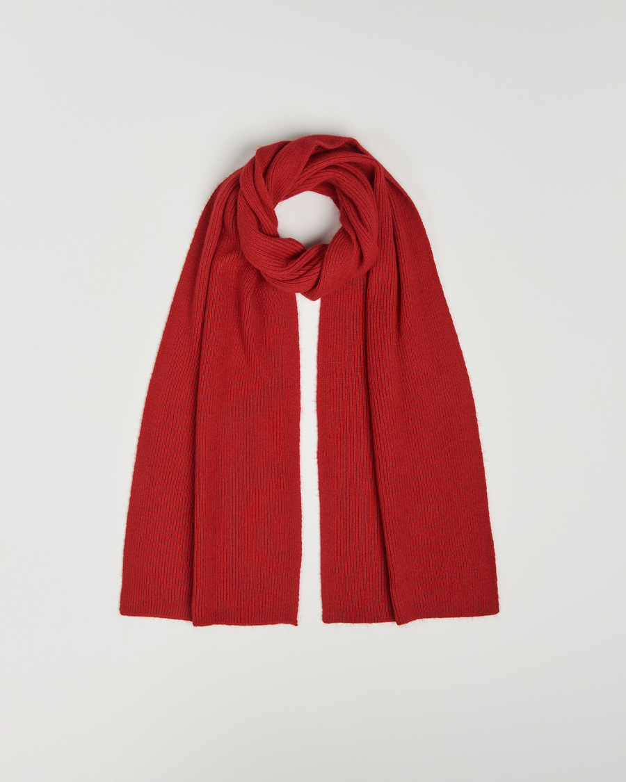 Herren | Schals | Le Bonnet | Lambswool/Caregora Scarf Framboise
