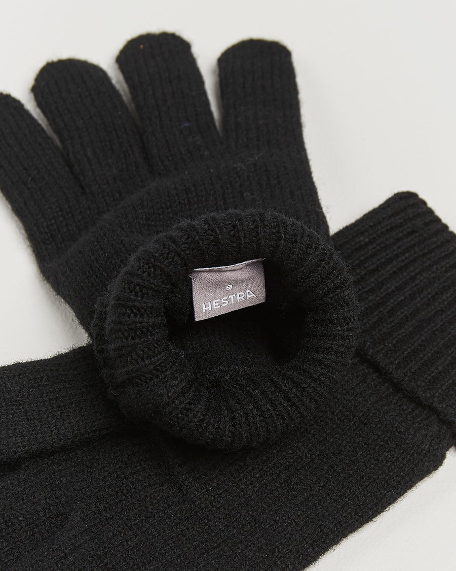 Herren | Hestra Raggwool Glove Black | Hestra | Raggwool Glove Black