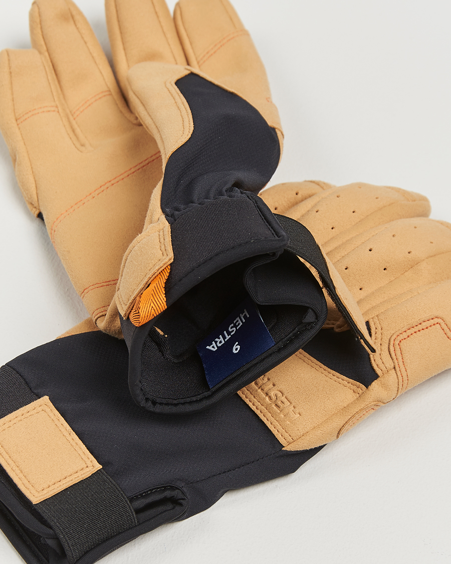 Herren | Handschuhe | Hestra | Climbers Duratan Long Glove Black/Tan