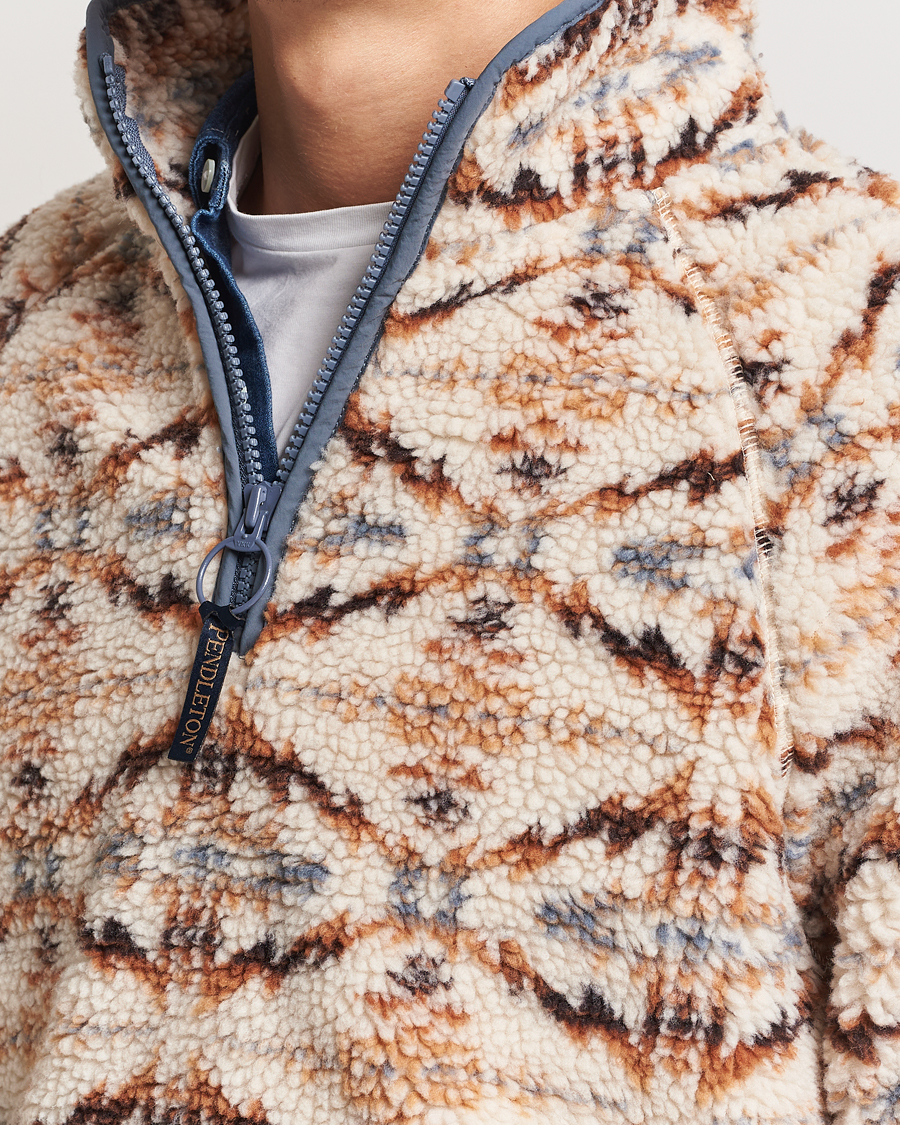 Herren | Pullover | Pendleton | Pullover Half Zip Fleece Trapper Peak