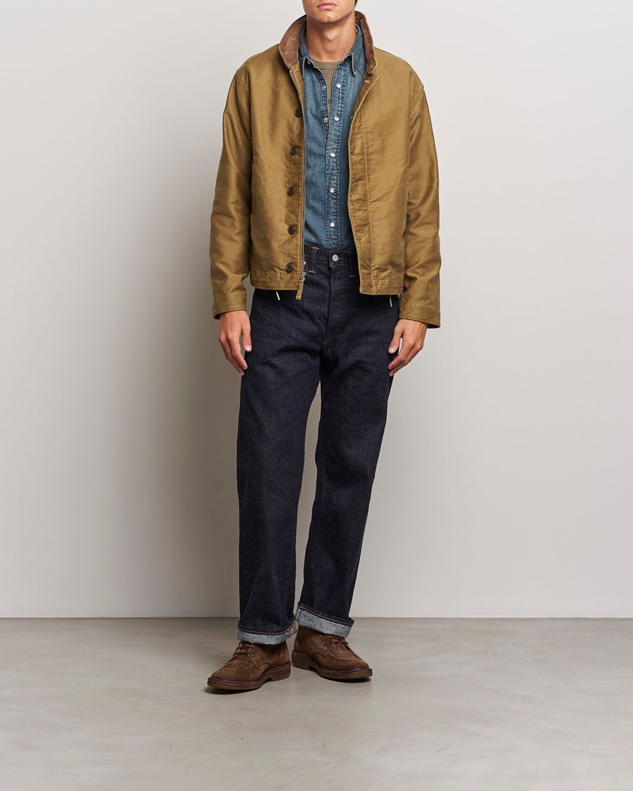 Herren | Jeans | RRL | Vintage Five 5-Pocket Denim East/West Rinse