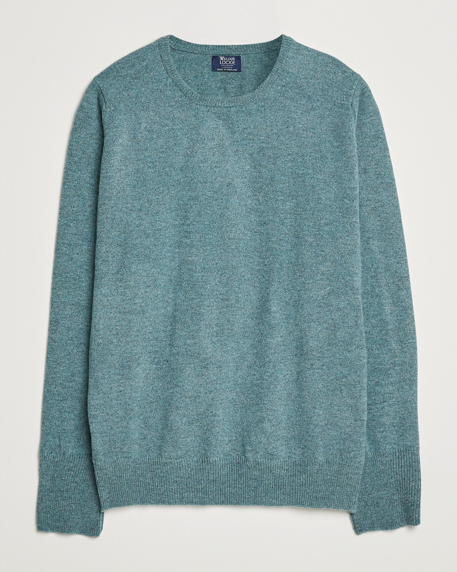 Herren | Pullover | William Lockie | Rob Lambswool Crewneck Caspian