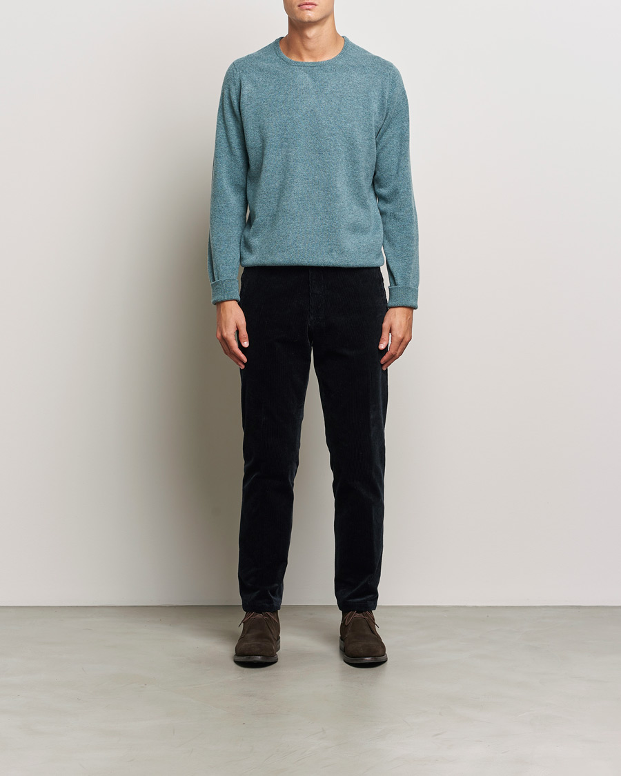 Herren | Pullover | William Lockie | Rob Lambswool Crewneck Caspian