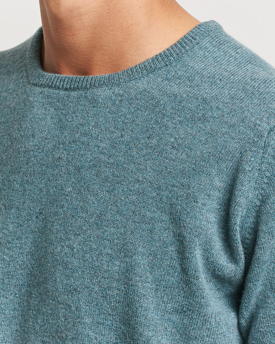 Herren | Pullover | William Lockie | Rob Lambswool Crewneck Caspian