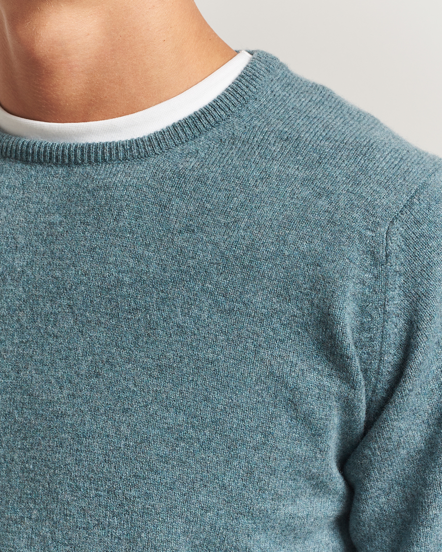 Herren | Pullover | William Lockie | Rob Lambswool Crewneck Caspian