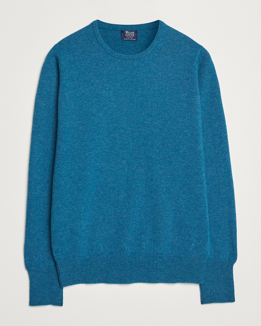 Herren | Pullover | William Lockie | Rob Lambswool Crewneck Mallard